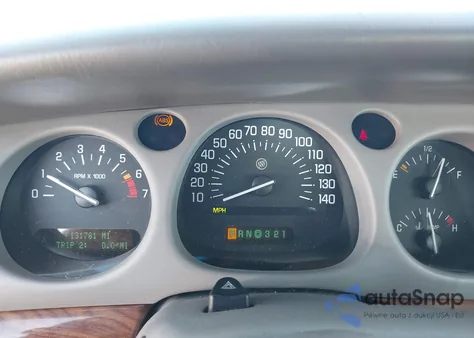 2000 Buick Lesabre Custom from USA, damaged, VIN 1G4HP54K8YU231980